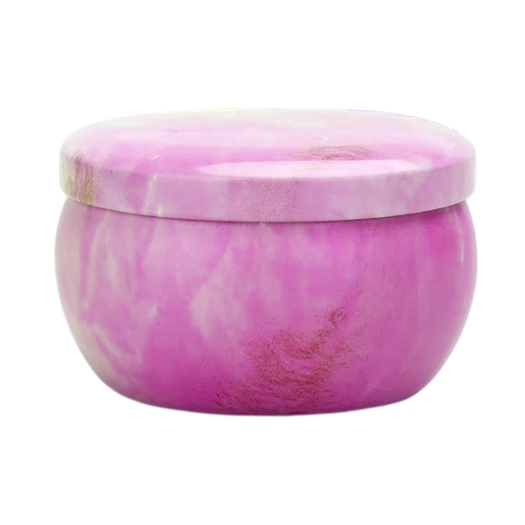 candle with closed lid