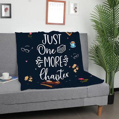 Blanket on futon demonstration