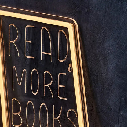 Neon Sign - Read More Books